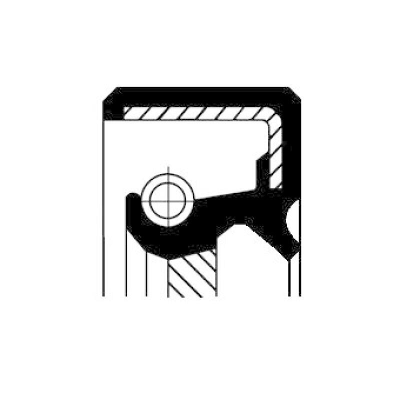 CORTECO Shaft Seal, automatic transmission