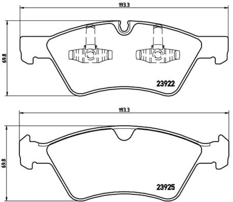 BREMBO BREMSSCHEIBEN + BREMBO BREMSBELÄGE