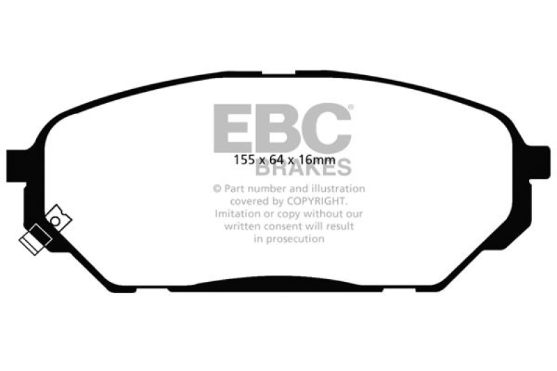 EBC Brakes Brake Pad Set, disc brake