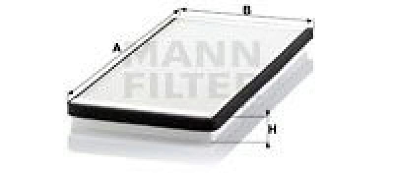 MANN-FILTER Filter, Innenraumluft