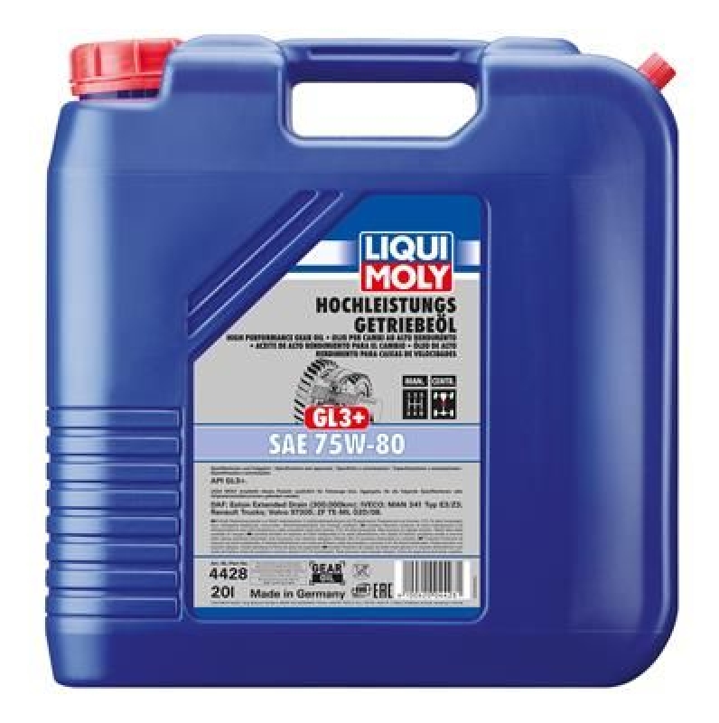 Liqui Moly Hochleistungsgetriebeöl SAE 75W-80 20L