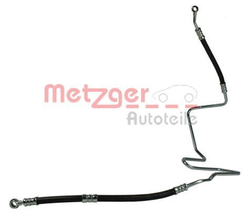 METZGER Hydraulic Hose, steering system OE-part