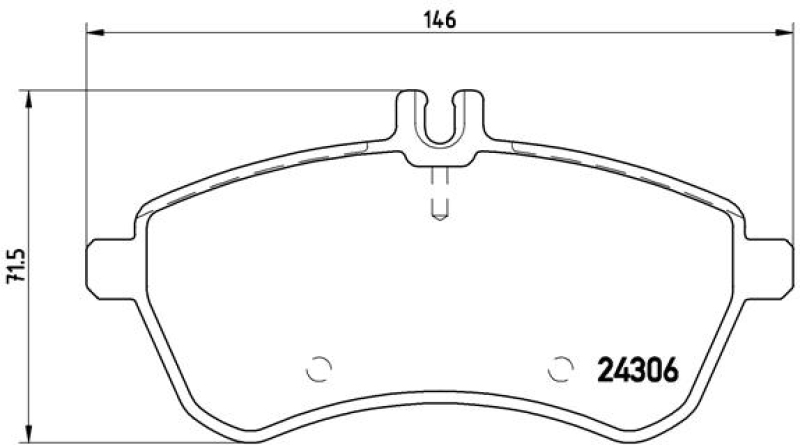 2x Brembo Bremsscheiben Ø295mm + Beläge + WK Vorne passend für Mercedes C-Klasse