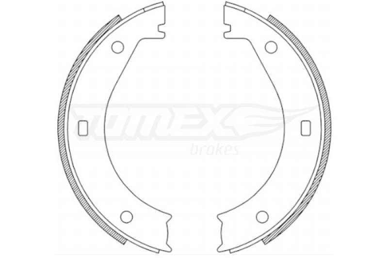 TOMEX Brakes Bremsbackensatz