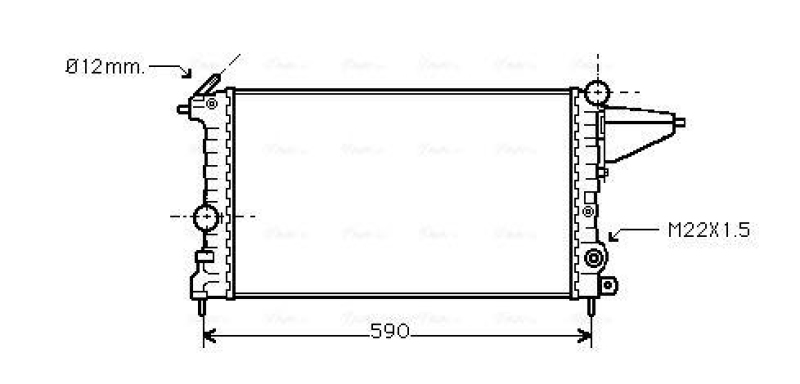 AVA QUALITY COOLING Kühler, Motorkühlung