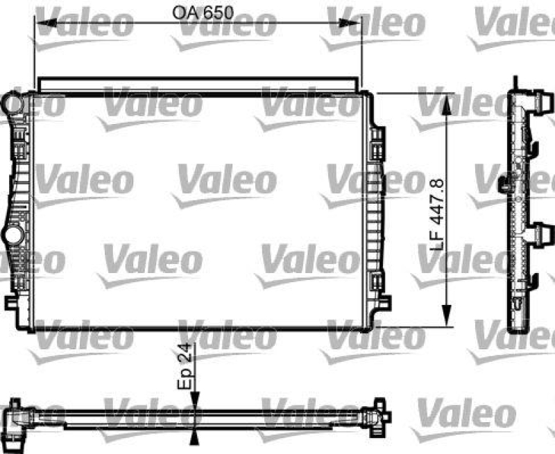 VALEO Radiator, engine cooling