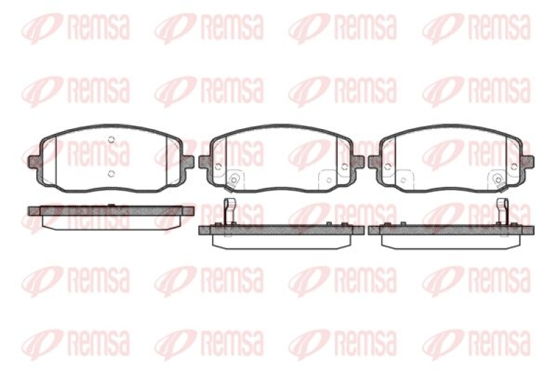 KAWE Brake Pad Set, disc brake