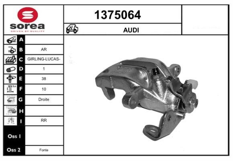 SNRA Brake Caliper