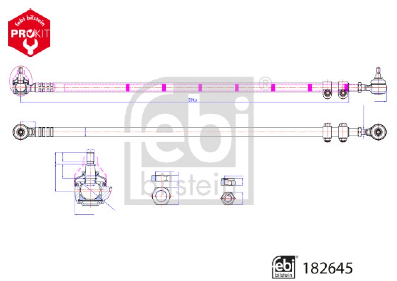 FEBI BILSTEIN Spurstange ProKit