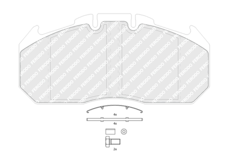 FERODO Bremsbelagsatz, Scheibenbremse PREMIER ECO FRICTION