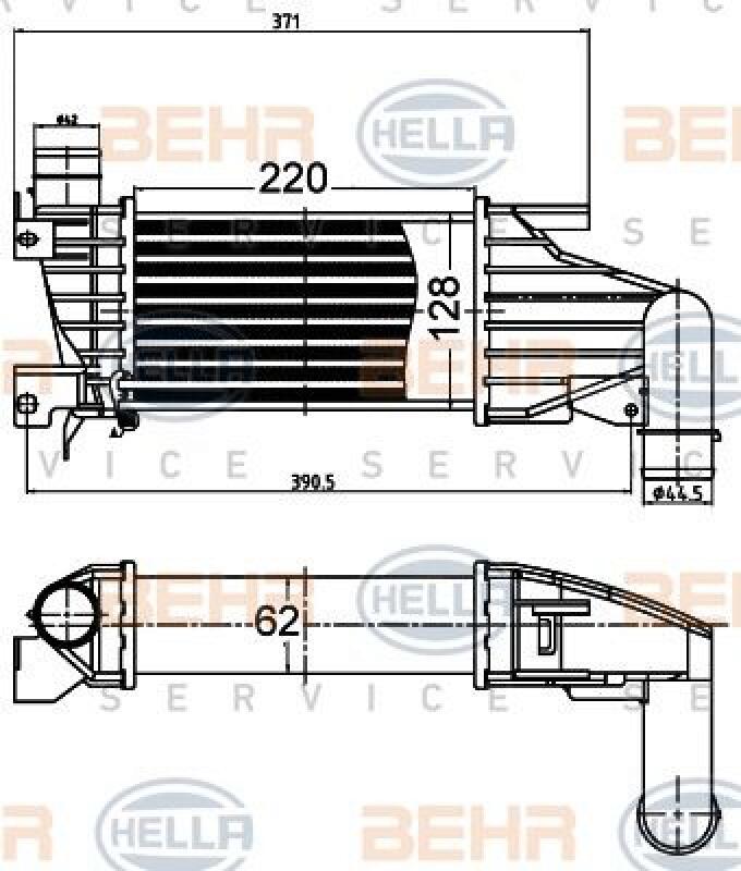 HELLA Intercooler, charger