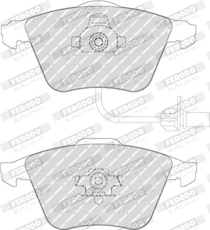 FERODO RACING Bremsbelagsatz, Scheibenbremse