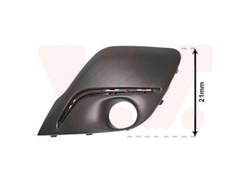VAN WEZEL Ventilation Grille, bumper
