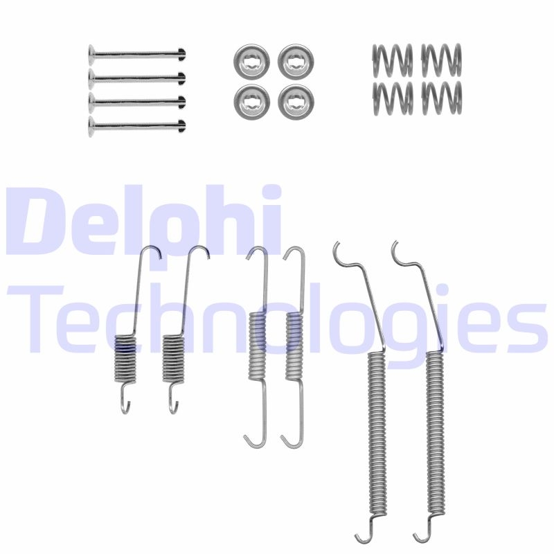 DELPHI Zubehörsatz Bremsbacken Trommelbremse Montagesatz