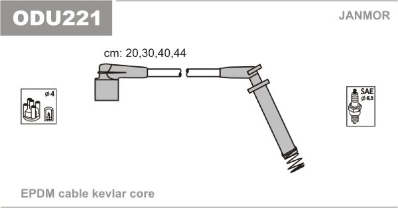 JANMOR Ignition Cable Kit