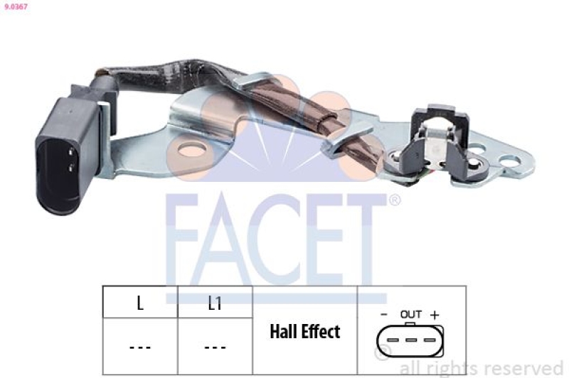 FACET Sensor, camshaft position Made in Italy - OE Equivalent