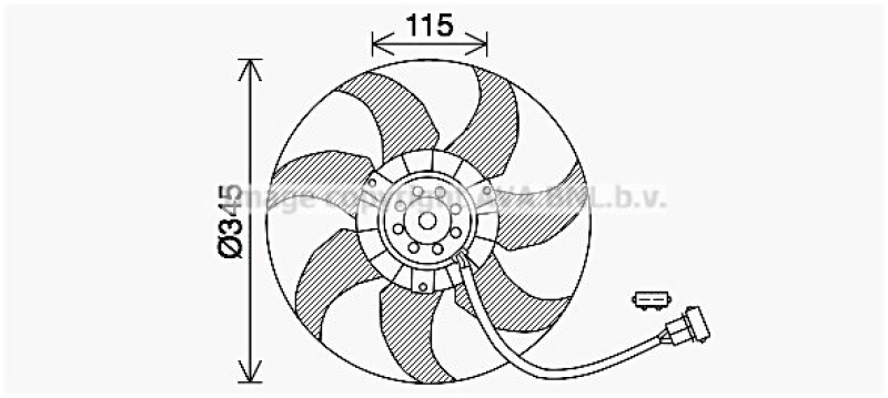 AVA QUALITY COOLING Lüfter, Motorkühlung