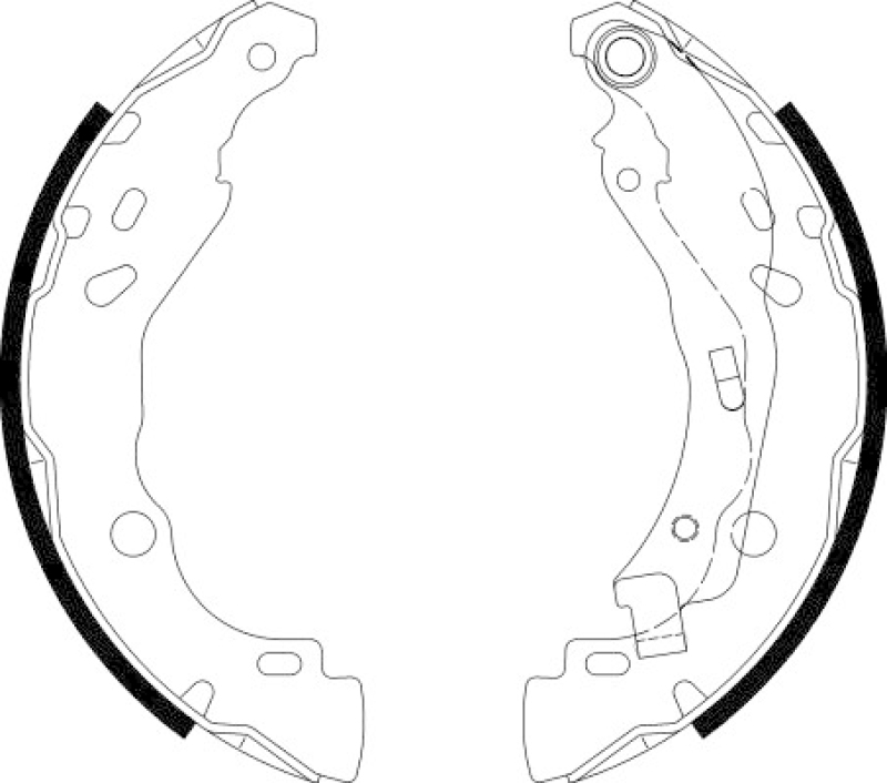 HELLA Brake Shoe Set