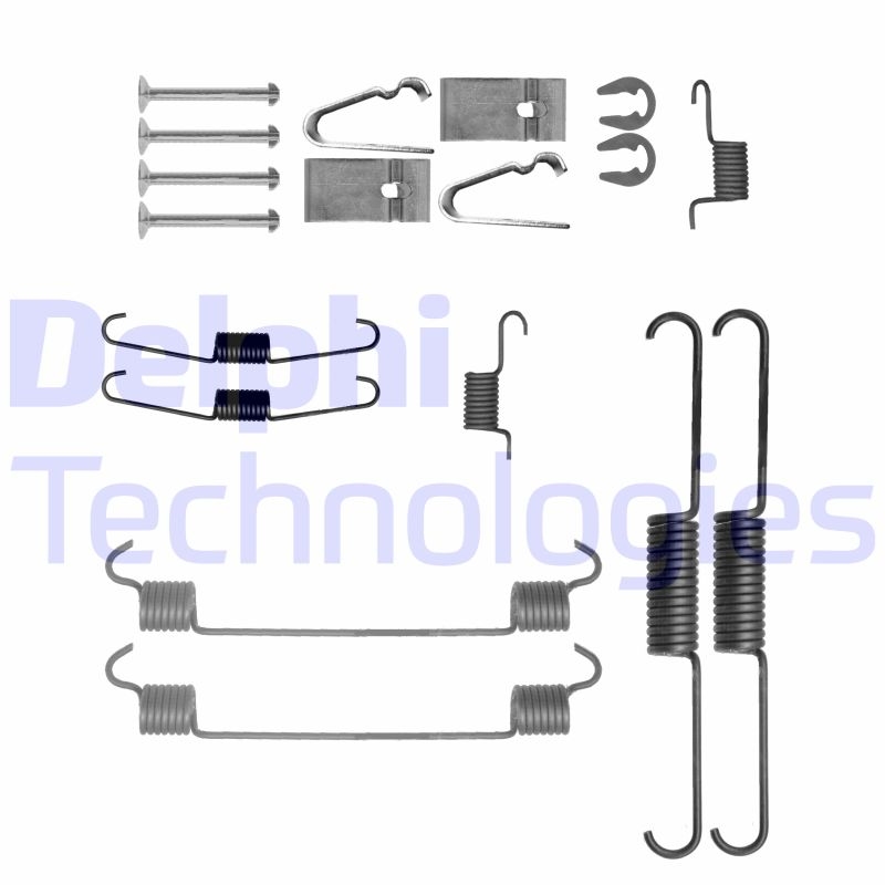 DELPHI Zubehörsatz Bremsbacken Trommelbremse Montagesatz