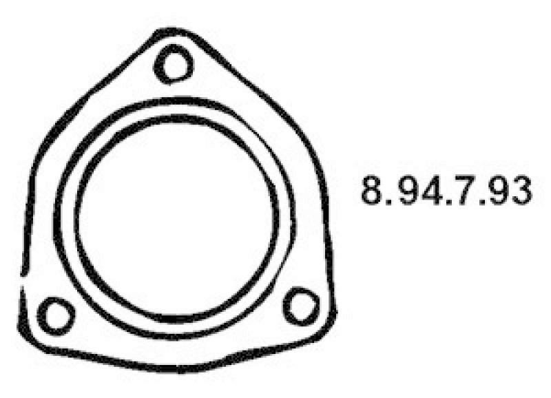 EBERSPÄCHER Gasket, exhaust pipe