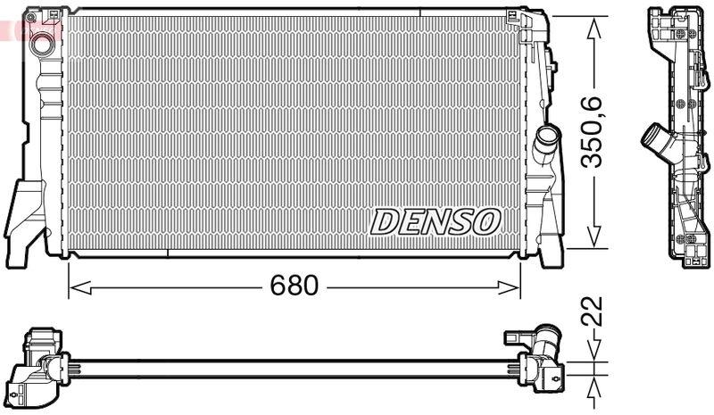 DENSO Radiator, engine cooling