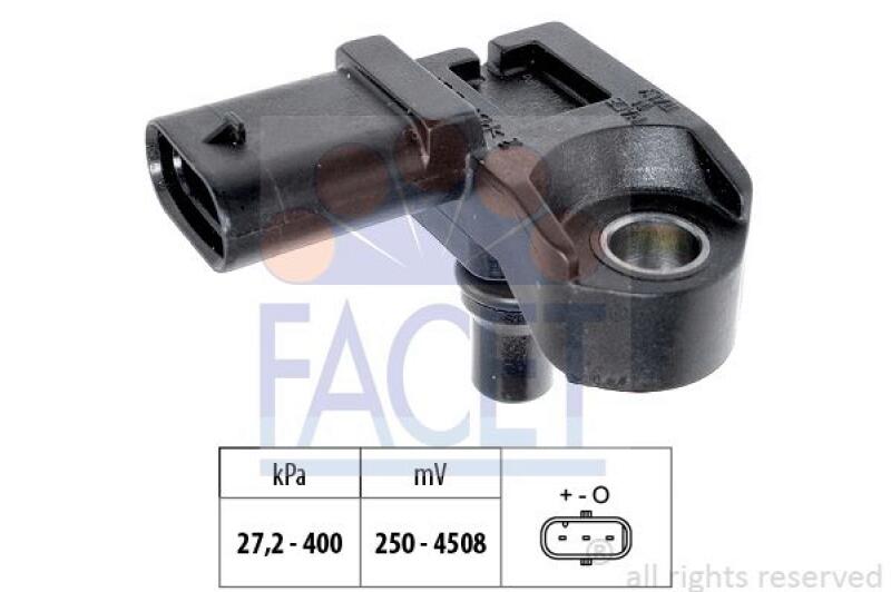 FACET Air Pressure Sensor, height adaptation Made in Italy - OE Equivalent