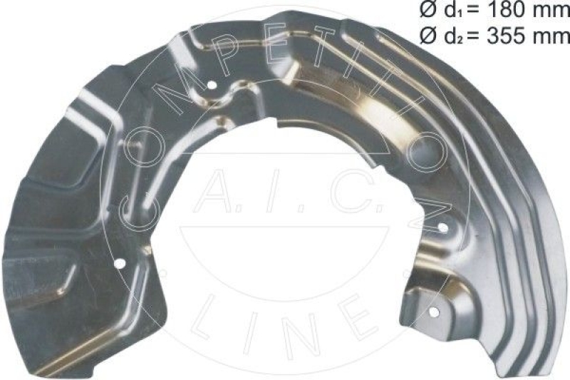 AIC Splash Panel, brake disc Original AIC Quality