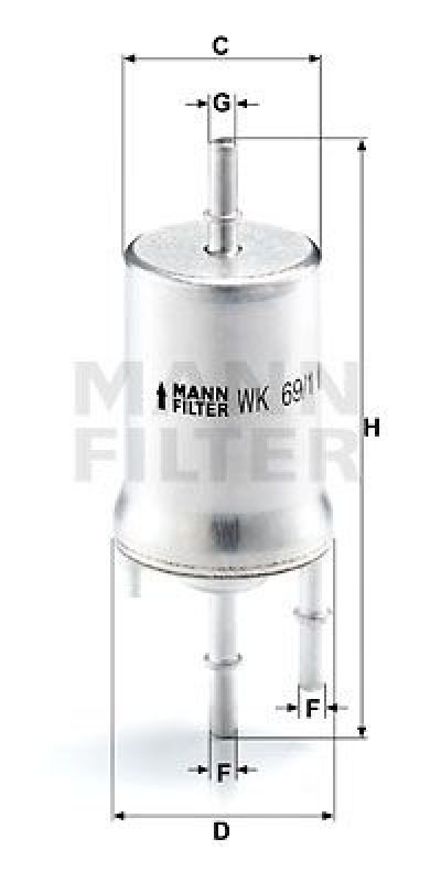 MANN-FILTER Kraftstofffilter