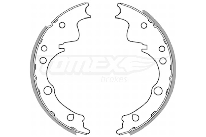 TOMEX Brakes Bremsbackensatz