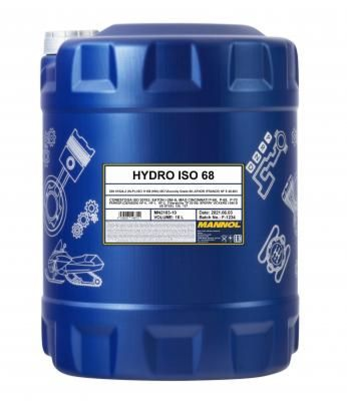 10L Mannol ÖL Hydro ISO 68 HLP 68 Schmierstoff Hydrauliköl