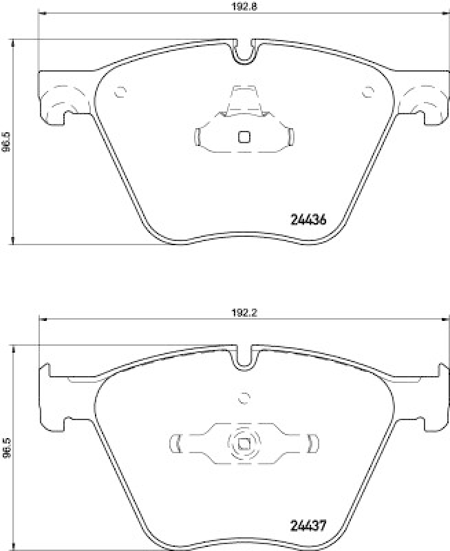 HELLA Brake Pad Set, disc brake