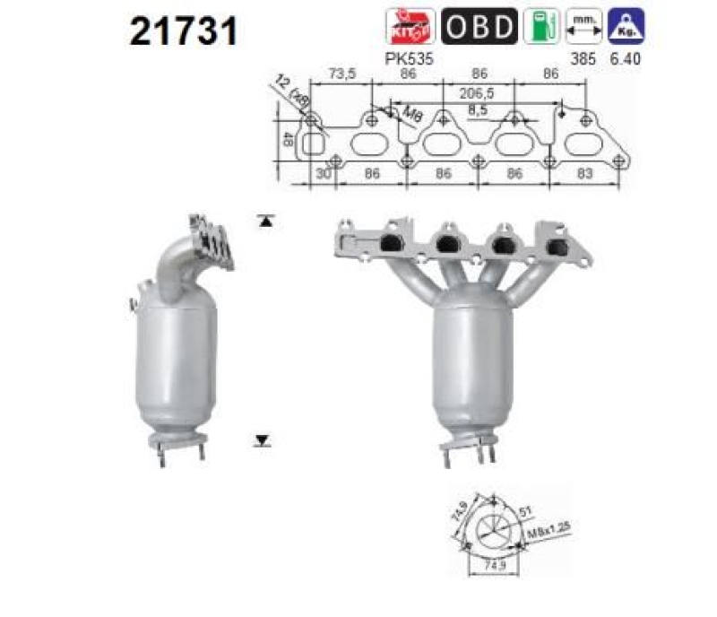 AS Catalytic Converter