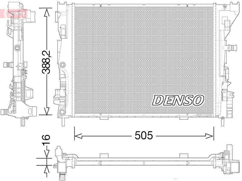 DENSO Radiator, engine cooling