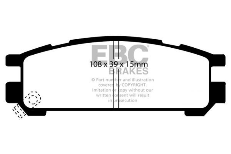 EBC Brakes Brake Pad Set, disc brake