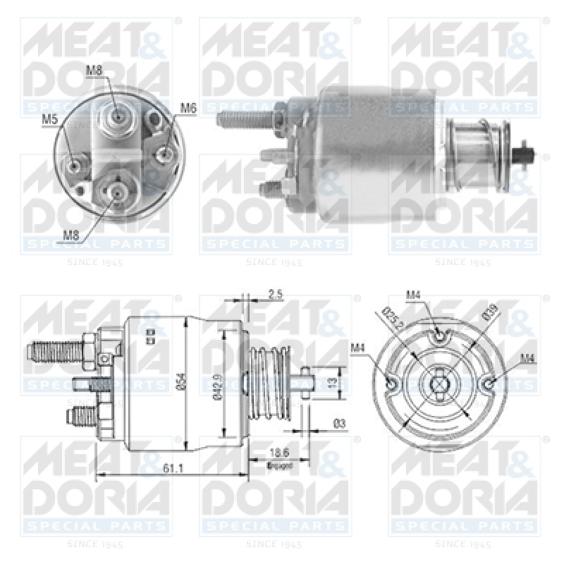 MEAT & DORIA Solenoid Switch, starter