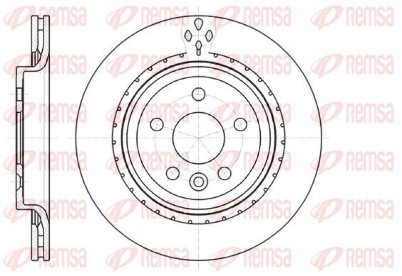 2x REMSA Brake Disc