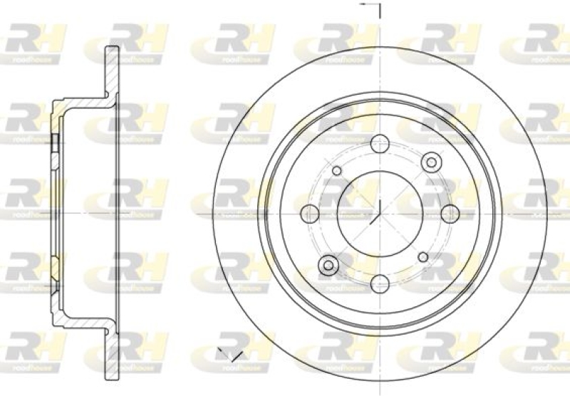 2x ROADHOUSE Bremsscheibe