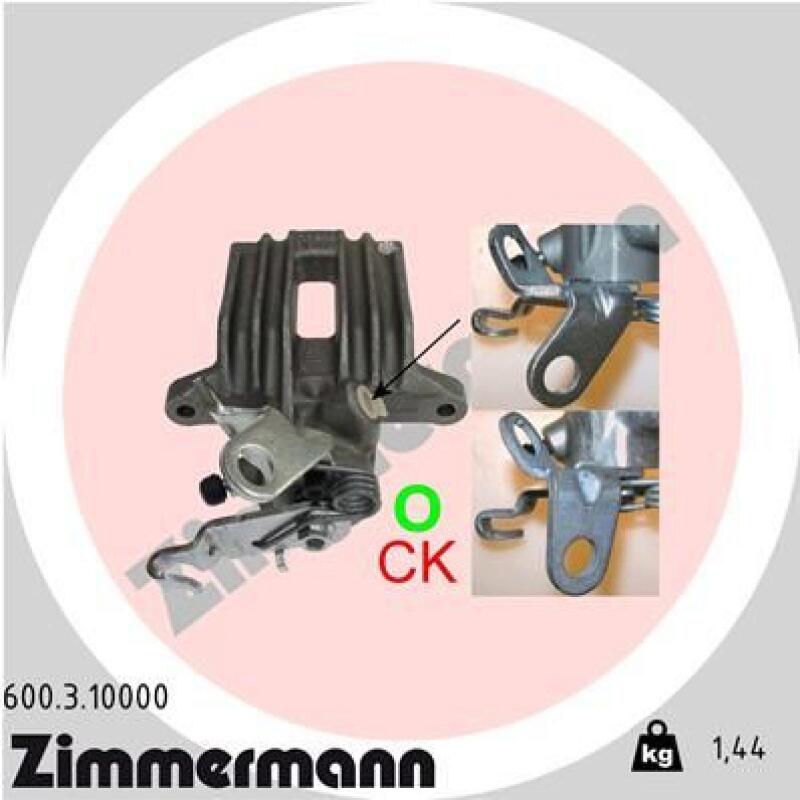 ZIMMERMANN Brake Caliper