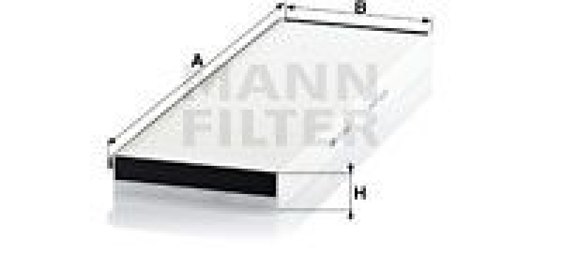 MANN-FILTER Filter, interior air