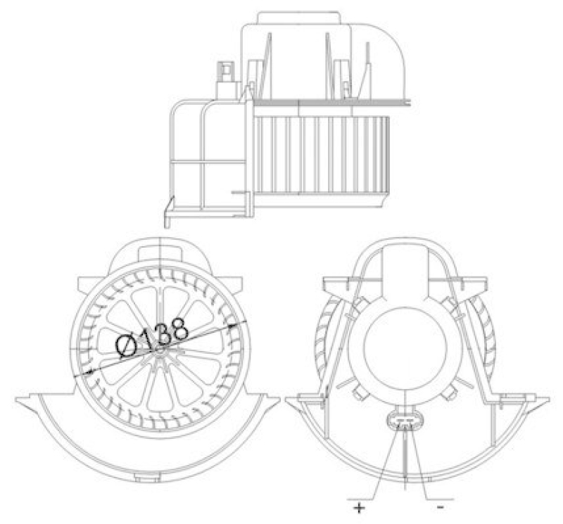 MAHLE Interior Blower BEHR