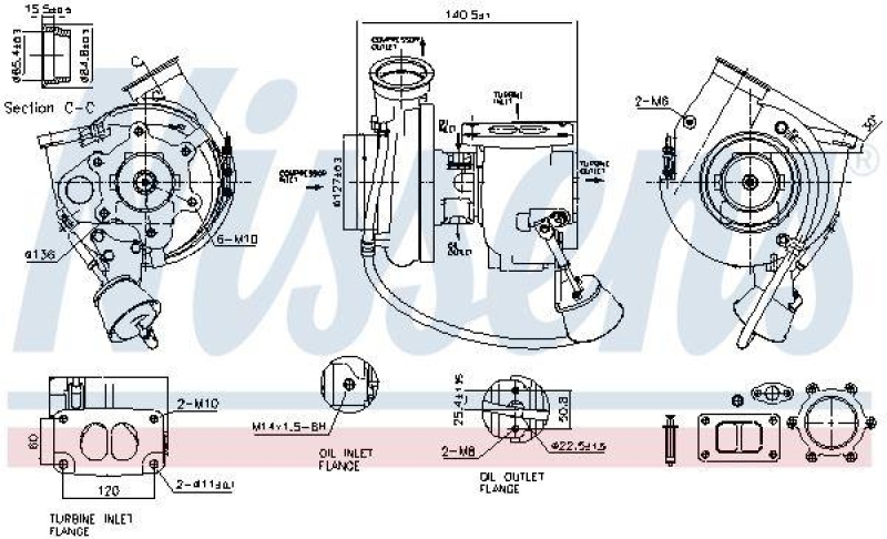 NISSENS Lader, Aufladung ** FIRST FIT **