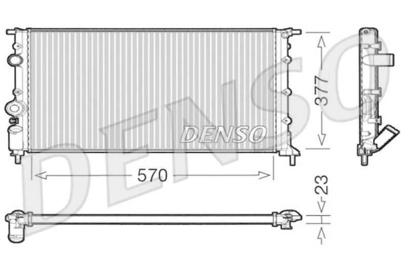 DENSO Radiator, engine cooling