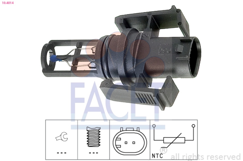 FACET Sensor, intake air temperature Made in Italy - OE Equivalent