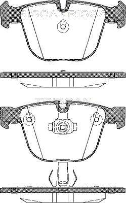 TRISCAN Brake Pad Set, disc brake