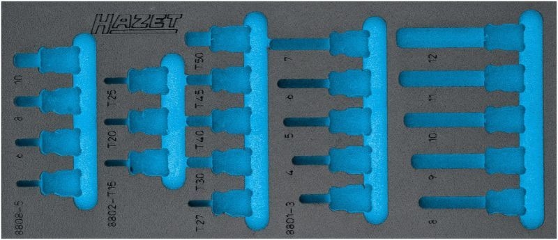 HAZET Foam Insert, assortment box