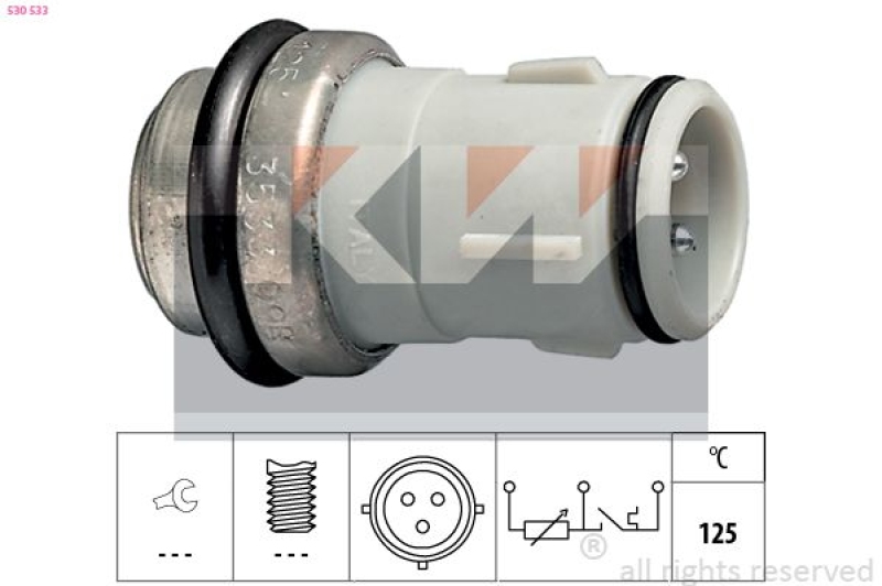 KW Sensor, Kühlmitteltemperatur Made in Italy - OE Equivalent