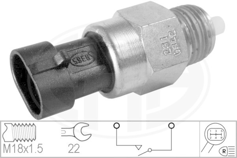 ERA Schalter, R&uuml;ckfahrleuchte