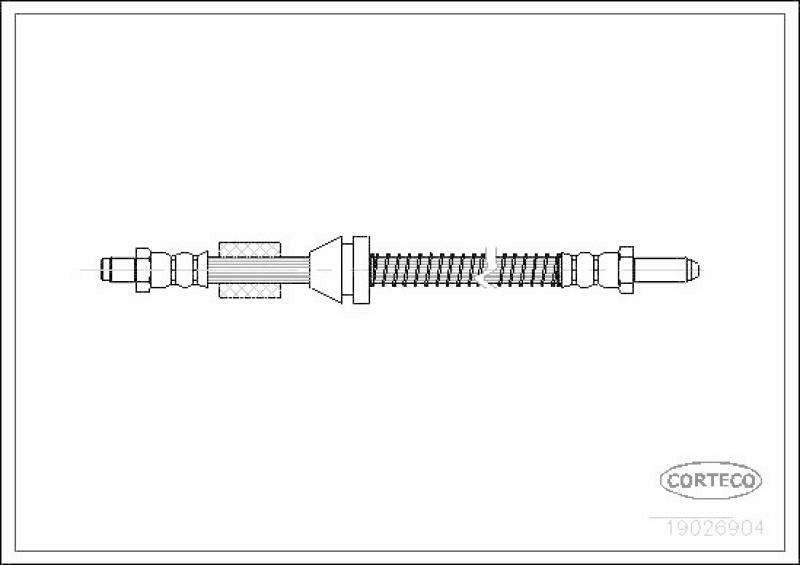 CORTECO Brake Hose