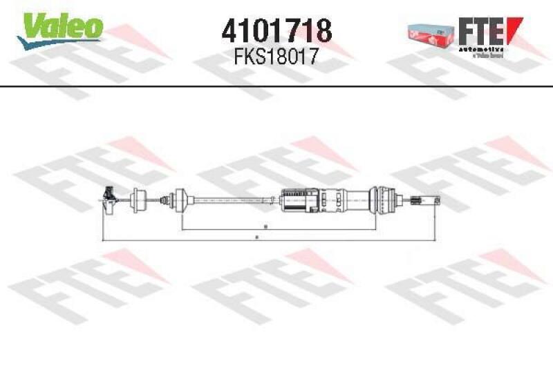 VALEO Seilzug, Kupplungsbetätigung FTE CLUTCH ACTUATION