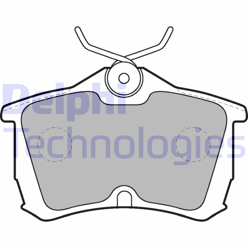 DELPHI Bremsbelagsatz, Scheibenbremse